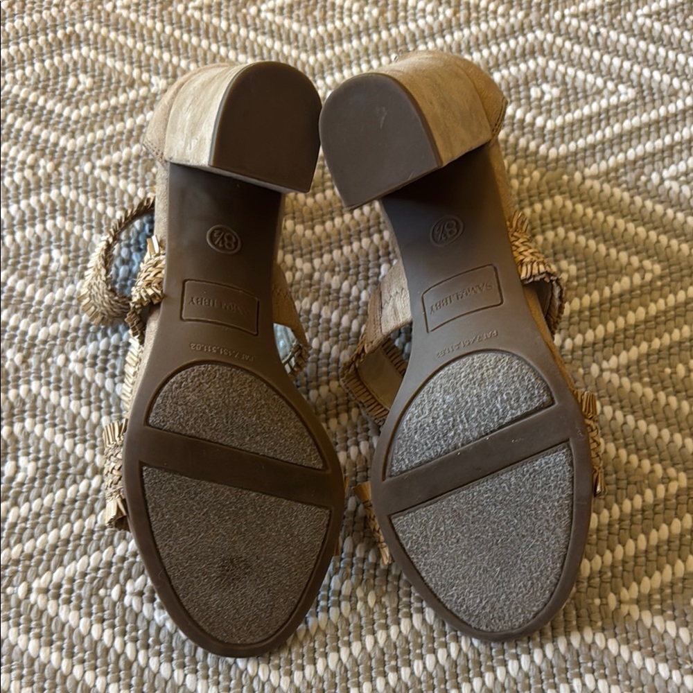 Sam & Libby Straw Sandals - Picture 3 of 4